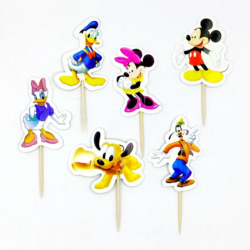 24pcs Cartoon Minnie Mickey Mouse Dog Animal Duck theme Cupcake Topper Baby Shower Wedding Decoration Kids Birthday Party supply
24pcs Cartoon Minnie Mickey Mouse Dog Animal Duck theme Cupcake Topper Baby Shower Wedding Decoration Kids Birthday Party supply