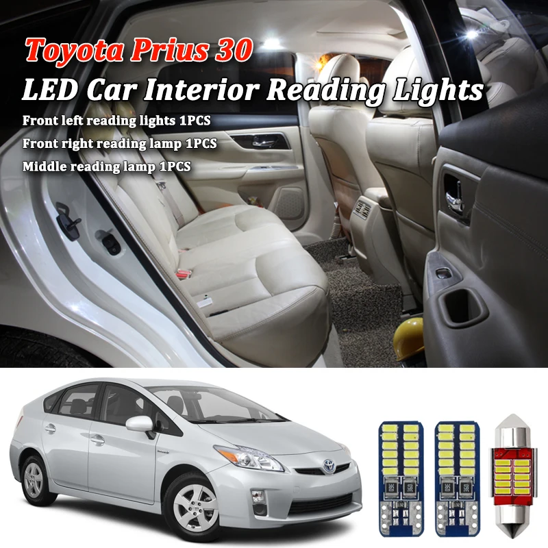 4pcs White No error LED Car Interior Reading Lights For Toyota Prius 20 30 40 NHW20 ZVW30 ZVW40
4pcs White No error LED Car Interior Reading Lights For Toyota Prius 20 30 40 NHW20 ZVW30 ZVW40