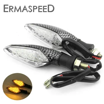 Universal Amber Motorcycle Turn Signals DRL Brake Carbon Fiber LED Flasher Warning Light Blinker for Suzuki gsr 600 Kawasaki
Universal Amber Motorcycle Turn Signals DRL Brake Carbon Fiber LED Flasher Warning Light Blinker for Suzuki gsr 600 Kawasaki