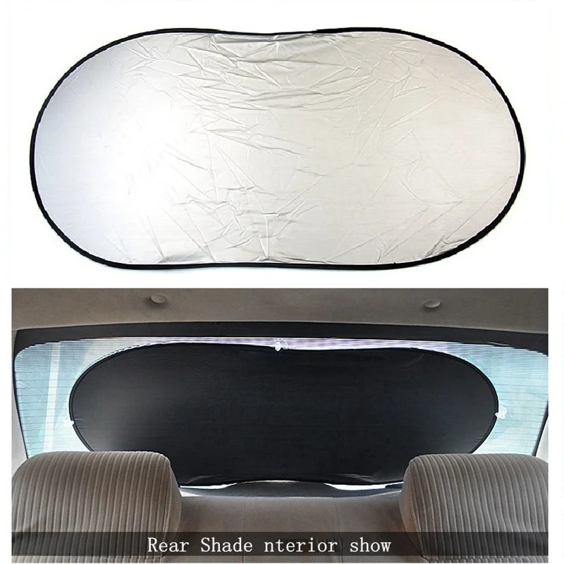 Auto Rear Window Sun Shade Car Windshield Window Foils Solar Protection Visor Cover Block Sunshade Foldable Cover 100*50cm
Auto Rear Window Sun Shade Car Windshield Window Foils Solar Protection Visor Cover Block Sunshade Foldable Cover 100*50cm
