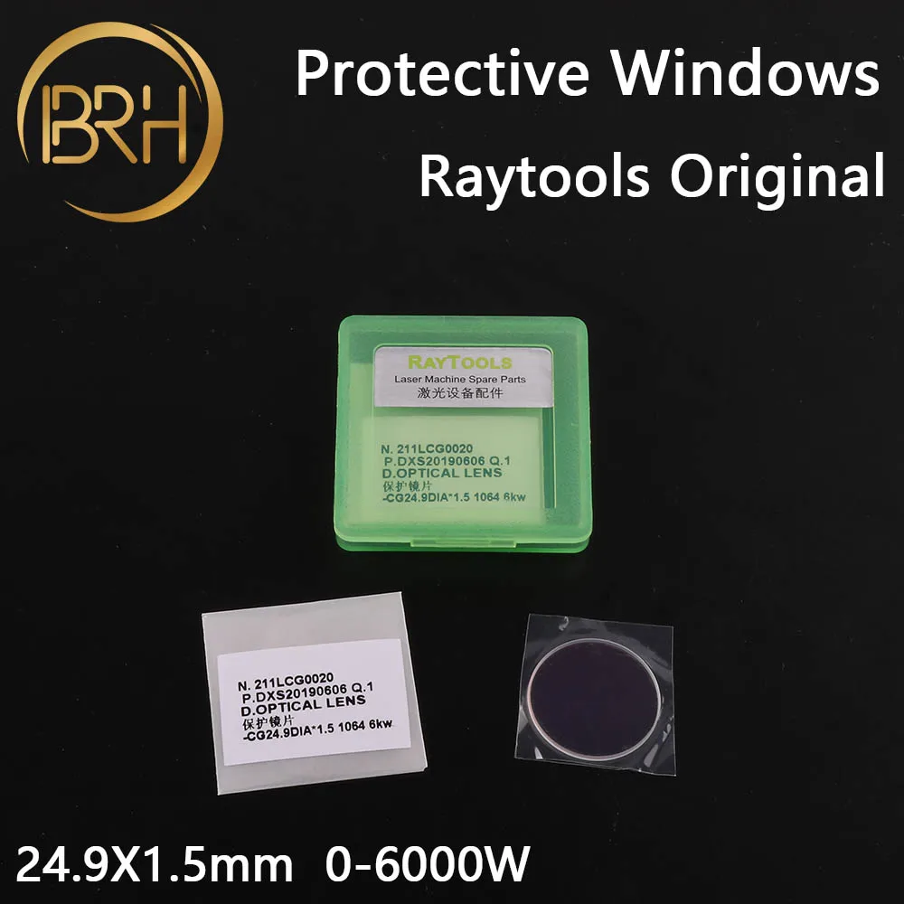 BRH 10pcs/lot Raytools Original Protection Lens/Protective Windows/Mirrors 24.9*1.5mm 0-6000W For Raytools Bodor BT240S BM111
BRH 10pcs/lot Raytools Original Protection Lens/Protective Windows/Mirrors 24.9*1.5mm 0-6000W For Raytools Bodor BT240S BM111