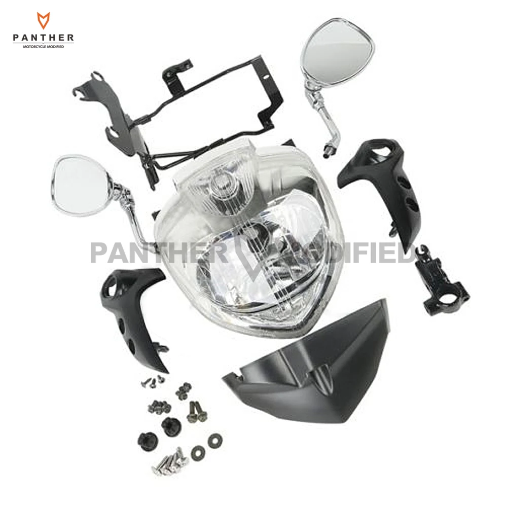 1 Set Motorcycle Headlight Head Light Side Mirror Assembly Kit case for YAMAHA FZ6S FZ6N FAZER 2007 2008 2009
1 Set Motorcycle Headlight Head Light Side Mirror Assembly Kit case for YAMAHA FZ6S FZ6N FAZER 2007 2008 2009