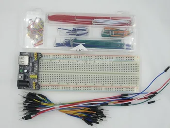 3.3V/5V Breadboard power module+MB-102 830 points Bread board kit +65 Flexible jumper wires+140pcs jumper wire box
3.3V/5V Breadboard power module+MB-102 830 points Bread board kit +65 Flexible jumper wires+140pcs jumper wire box