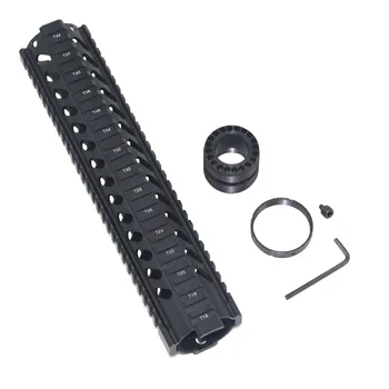 Tactical T-Serie 4/15 Free Float Slanted Holes 12 Inch Handguard Quad Rail Scope Mount
Tactical T-Serie 4/15 Free Float Slanted Holes 12 Inch Handguard Quad Rail Scope Mount