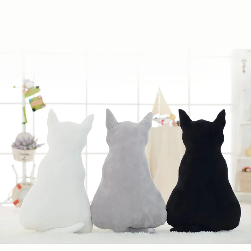 1PCS Silhouette Cat Plush Animals Cushion Doll Toys 30 cm Soft Stuffed Cat Pillow Newborn Cushion Doll Bedding Kids Toys
1PCS Silhouette Cat Plush Animals Cushion Doll Toys 30 cm Soft Stuffed Cat Pillow Newborn Cushion Doll Bedding Kids Toys