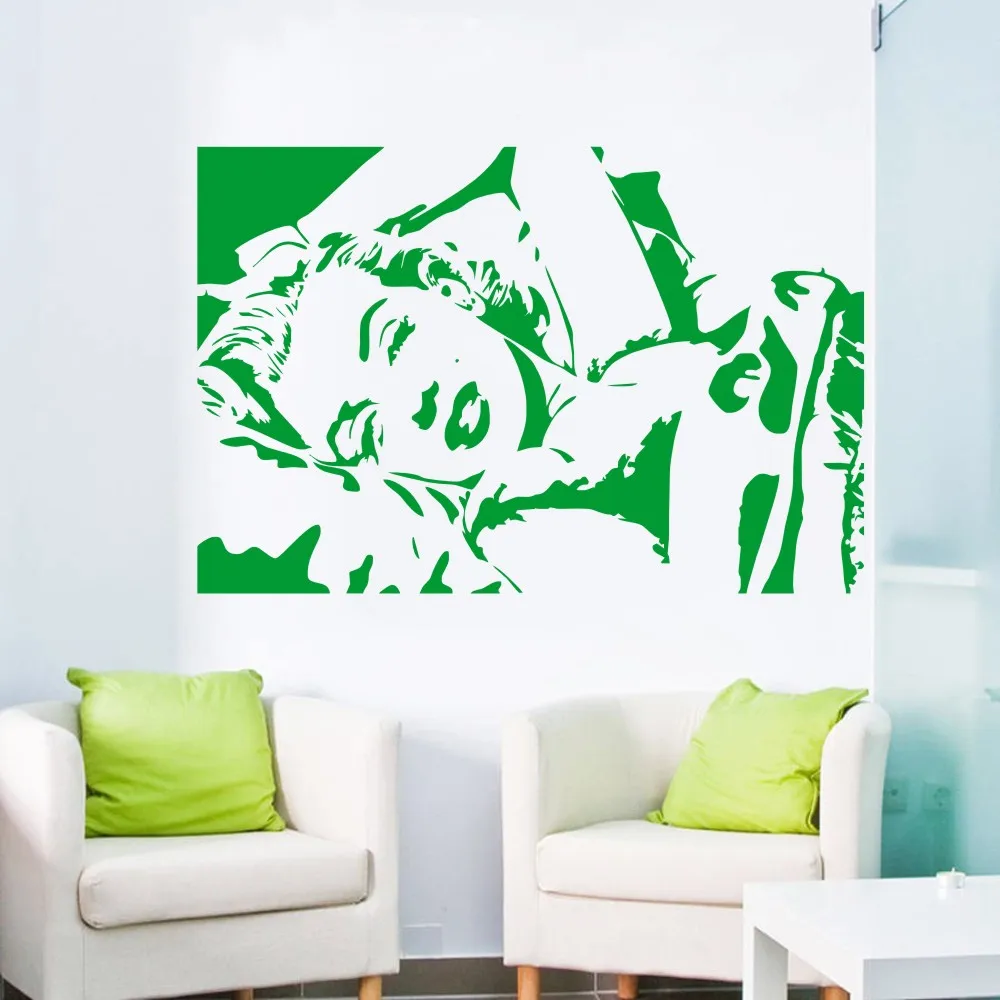 Female fashion portrait sculpture of Marilyn Monroe classic characters wall stickers star decals decorative wall posterF-58
Female fashion portrait sculpture of Marilyn Monroe classic characters wall stickers star decals decorative wall posterF-58