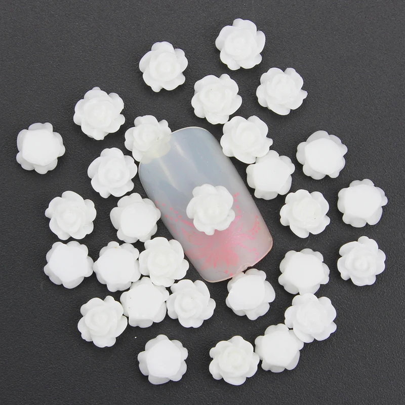 Blueness 3D 50Pcs/lot White Rose Flower Design Nail Art Decoration Resin Studs Charms Jewelry DIY Acrylic Nail Tools Tips PJ207
Blueness 3D 50Pcs/lot White Rose Flower Design Nail Art Decoration Resin Studs Charms Jewelry DIY Acrylic Nail Tools Tips PJ207