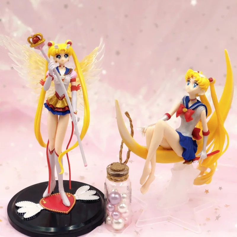 Anime Sailor Moon Tsukino Usagi PVC Action Figure Wings Cake Decoration Collection Model Toy Doll Girls Gifts
Anime Sailor Moon Tsukino Usagi PVC Action Figure Wings Cake Decoration Collection Model Toy Doll Girls Gifts