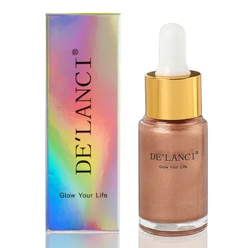 DE'LANCI Liquid Highlighter Contouring Brighten Makeup Shimmer Face 3D Ultra-concentrated Illuminating Bronzer Drops
DE'LANCI Liquid Highlighter Contouring Brighten Makeup Shimmer Face 3D Ultra-concentrated Illuminating Bronzer Drops