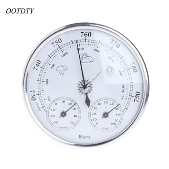 OOTDTY Wall Mounted Household Thermometer Hygrometer High Accuracy Pressure Gauge Air Weather Instrument Barometers
OOTDTY Wall Mounted Household Thermometer Hygrometer High Accuracy Pressure Gauge Air Weather Instrument Barometers