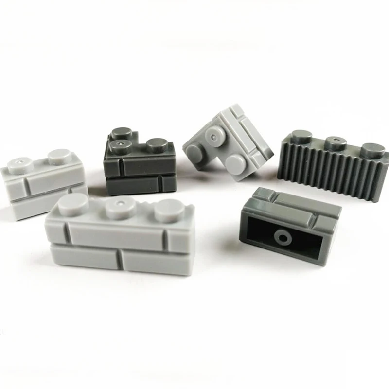50Pcs/Set Wall Gray Brick City Toys MOC Compatible Accessory DIY Building Block Assemble Particles Brickset For Kids X192
50Pcs/Set Wall Gray Brick City Toys MOC Compatible Accessory DIY Building Block Assemble Particles Brickset For Kids X192