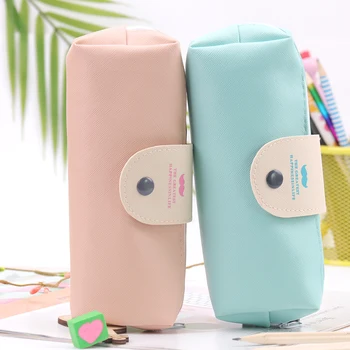 1PC Candy Color Student Zipper Pencil Bag Pu Leather Waterproof High Capacity Pencil Case Student Stationery Supplies
1PC Candy Color Student Zipper Pencil Bag Pu Leather Waterproof High Capacity Pencil Case Student Stationery Supplies