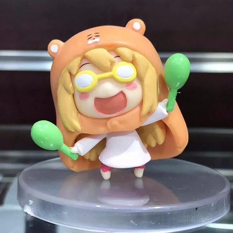 8pcslot Anime Small buried Sankaku Head Himouto! Umaru-chan Umaru Doma PVC Figure Doll toy (8)