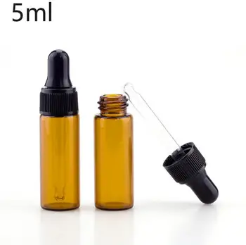 5ml Amber Glass Essential Oil Dropper Bottles Mini Empty Eye Dropper Perfume Cosmetic Liquid Sample Container SN1209
5ml Amber Glass Essential Oil Dropper Bottles Mini Empty Eye Dropper Perfume Cosmetic Liquid Sample Container SN1209
