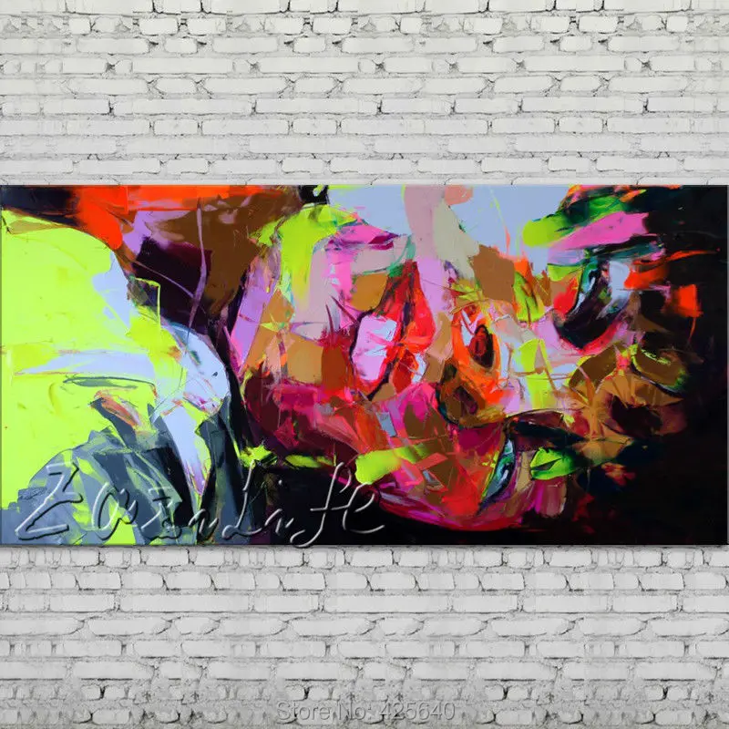 Palette knife portrait Face Oil painting Character figure canva Hand painted Francoise Nielly wall Art picture for living room52
Palette knife portrait Face Oil painting Character figure canva Hand painted Francoise Nielly wall Art picture for living room52
