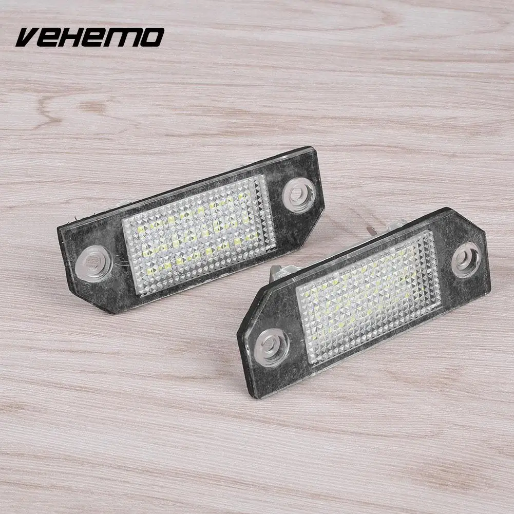 Фото Vehemo 24 LED 2Pcs License Plate Light for Auto Car Lamp White C-MAX | Автомобили и мотоциклы