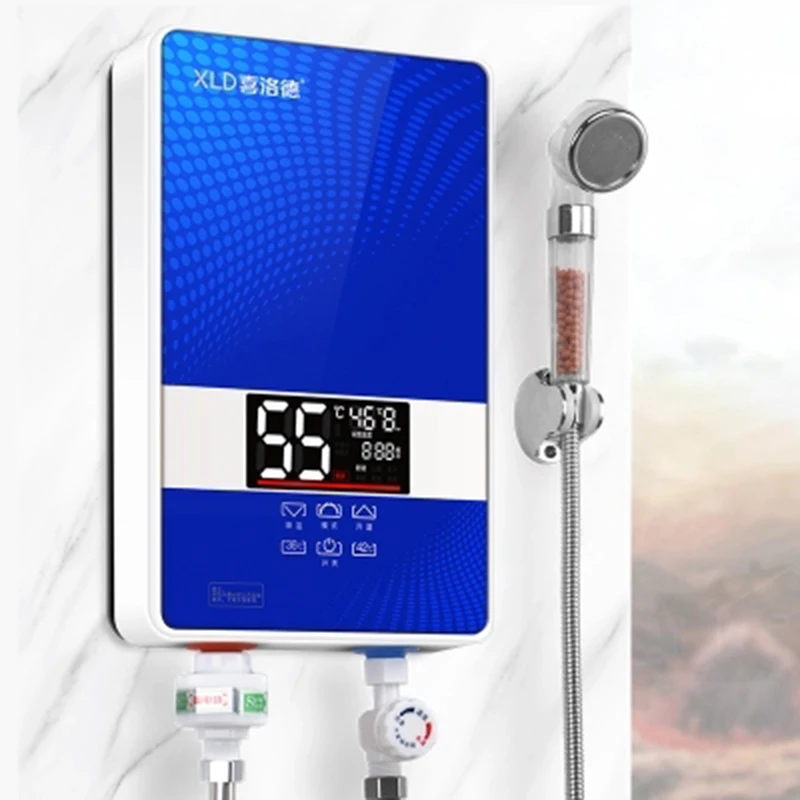 Мгновенный Tankless Электрический водонагреватель кран Кухня быстрый нагрев