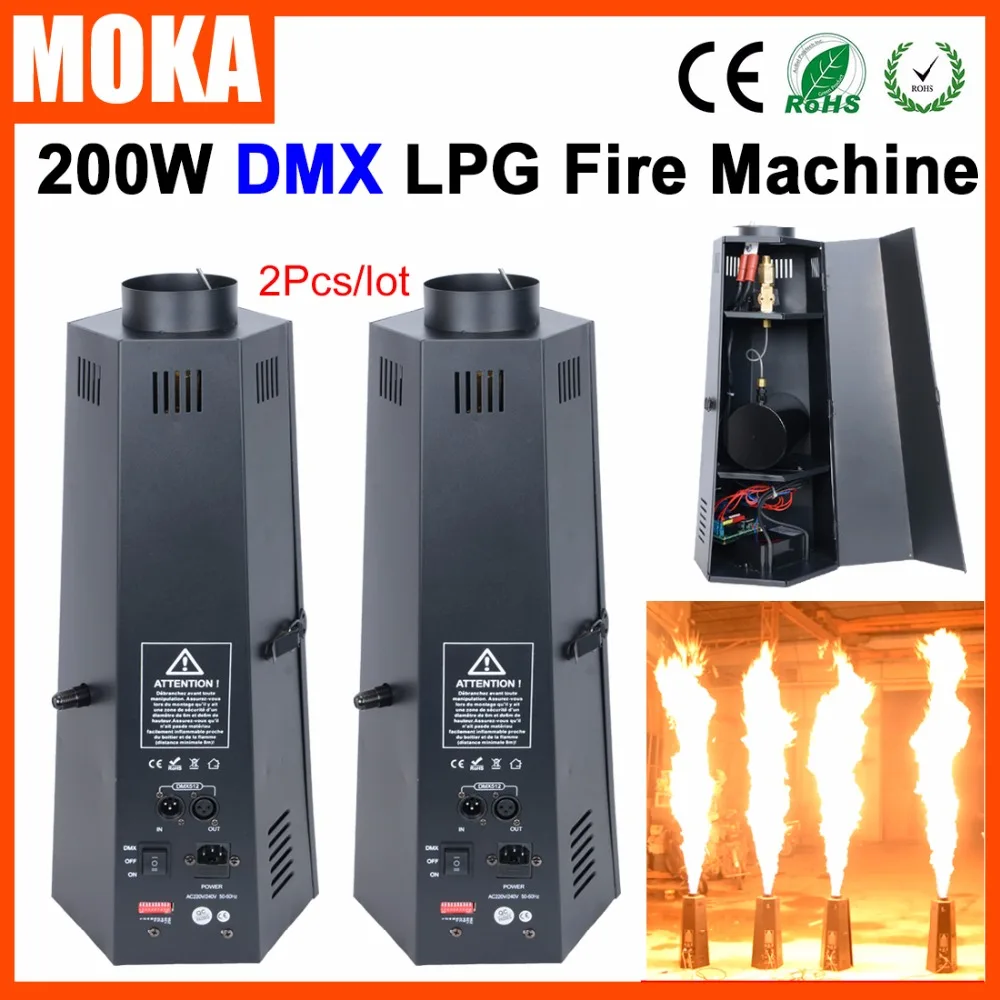 2 Pcs/lot 6 angle lpg fire machine dmx stage flame machine Flame Projector 200W Flame Effects DMX 512 stage effect equipment
2 Pcs/lot 6 angle lpg fire machine dmx stage flame machine Flame Projector 200W Flame Effects DMX 512 stage effect equipment