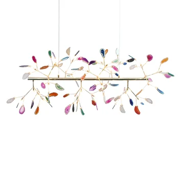 Art Deco LED Pendant Light Creative Agate lamps Post-Modern indoor LED lighting parlor bedroom decorative agate Pendant Lights
Art Deco LED Pendant Light Creative Agate lamps Post-Modern indoor LED lighting parlor bedroom decorative agate Pendant Lights