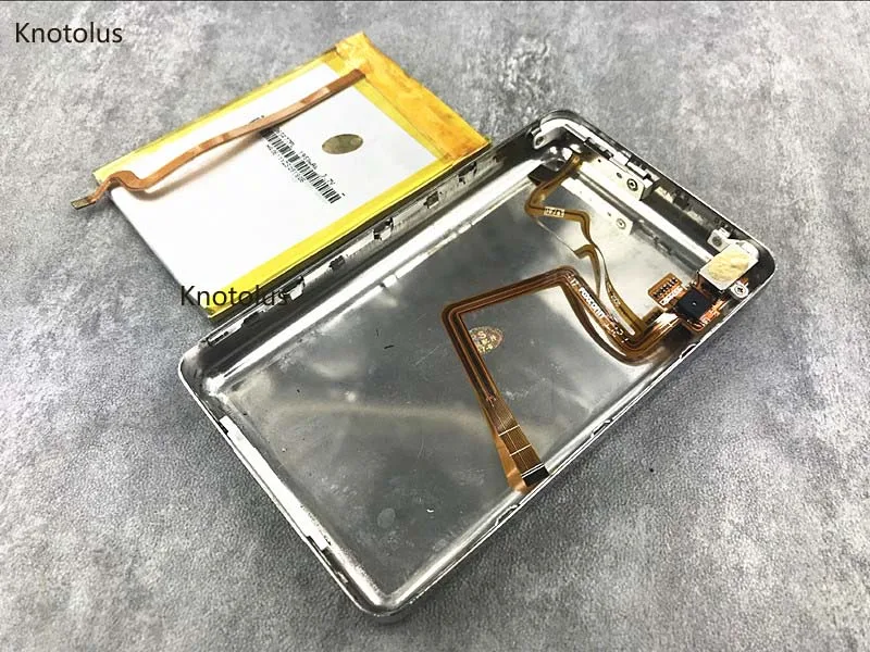 iPod Classic 6th 160gb Back cover+headphone jack+battery assymbly