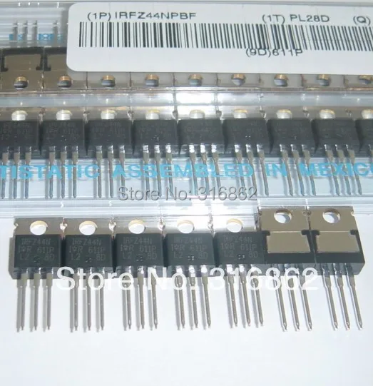 IRFZ44N FZ44N Z44N 41A/55V TO-220 20PCS/LOT Free Shipping Electronic Components kit
IRFZ44N FZ44N Z44N 41A/55V TO-220 20PCS/LOT Free Shipping Electronic Components kit