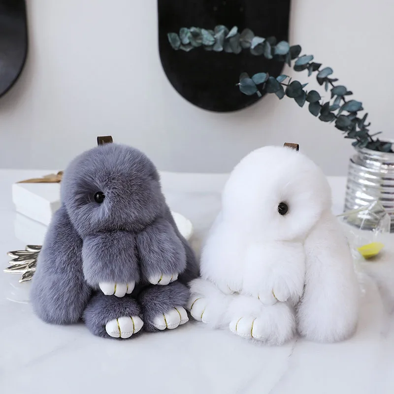 mini Rabbit Real rabbit fur Fur Pompom Keychain 13cm banny Bag Charm Car Pendant Key Cover Trinket Women Chaveiro Keychains Hand
mini Rabbit Real rabbit fur Fur Pompom Keychain 13cm banny Bag Charm Car Pendant Key Cover Trinket Women Chaveiro Keychains Hand