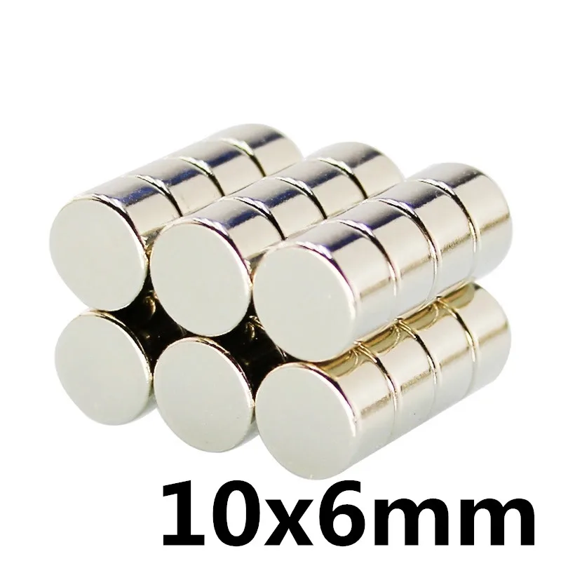 10pcs 10 x6mm N35 Super Strong Powerful Small Round Rare Earth Neodymium Magnets 10x6mm
10pcs 10 x6mm N35 Super Strong Powerful Small Round Rare Earth Neodymium Magnets 10x6mm