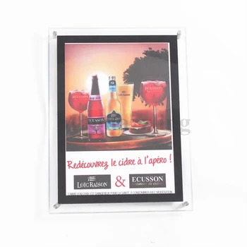5Units X A2 black color acrylic frame slim led edge-lit illuminated crystal advertising menu light box for restaurant
5Units X A2 black color acrylic frame slim led edge-lit illuminated crystal advertising menu light box for restaurant