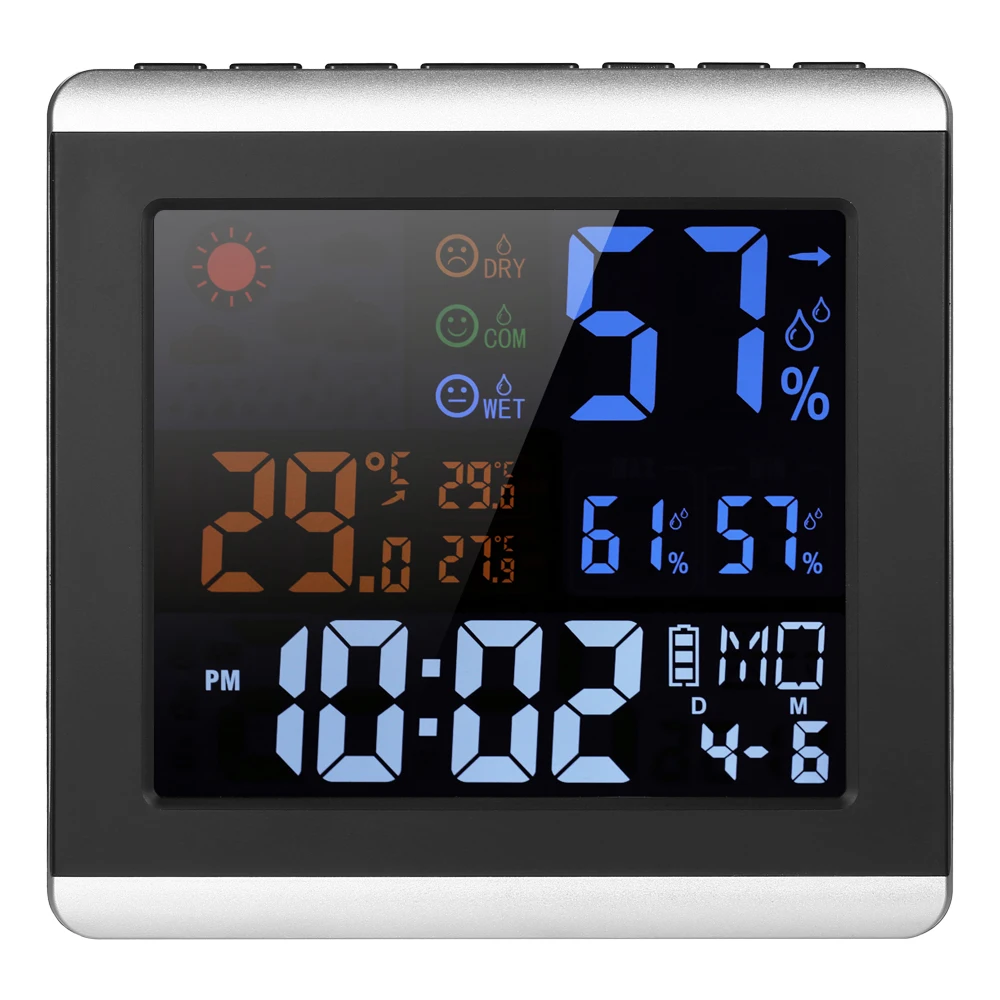 KKmoon Indoor Weather Station Clock Digital Thermometer Hygrometer Clock LCD Temperature Humidity Meter Alarm Snooze Function
KKmoon Indoor Weather Station Clock Digital Thermometer Hygrometer Clock LCD Temperature Humidity Meter Alarm Snooze Function