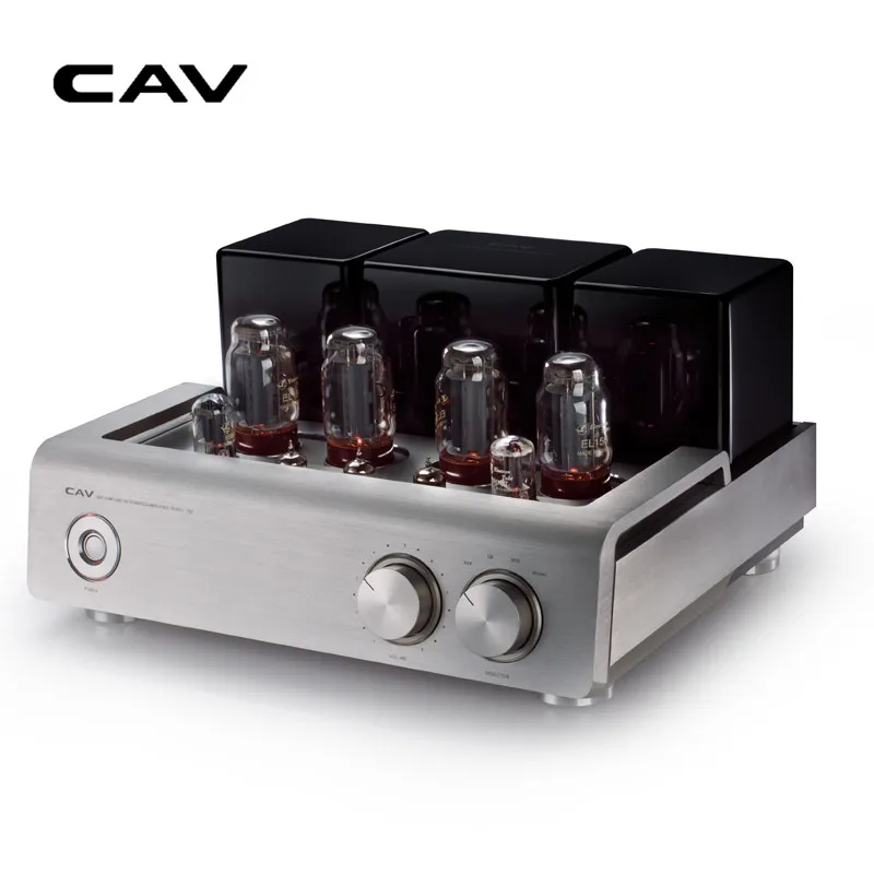 CAV T50 Tube Amplifier 2.0 CH HIFI stereo Tube Pendote Audio High Fidelity Aluminum Alloy Silver EL156 Dual Power Tube Amplifier
CAV T50 Tube Amplifier 2.0 CH HIFI stereo Tube Pendote Audio High Fidelity Aluminum Alloy Silver EL156 Dual Power Tube Amplifier