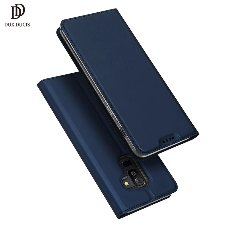 DUX DUCIS кожаный чехол бумажник для Samsung Galaxy A6 Plus 2018 роскошный флип A 6 A600FN