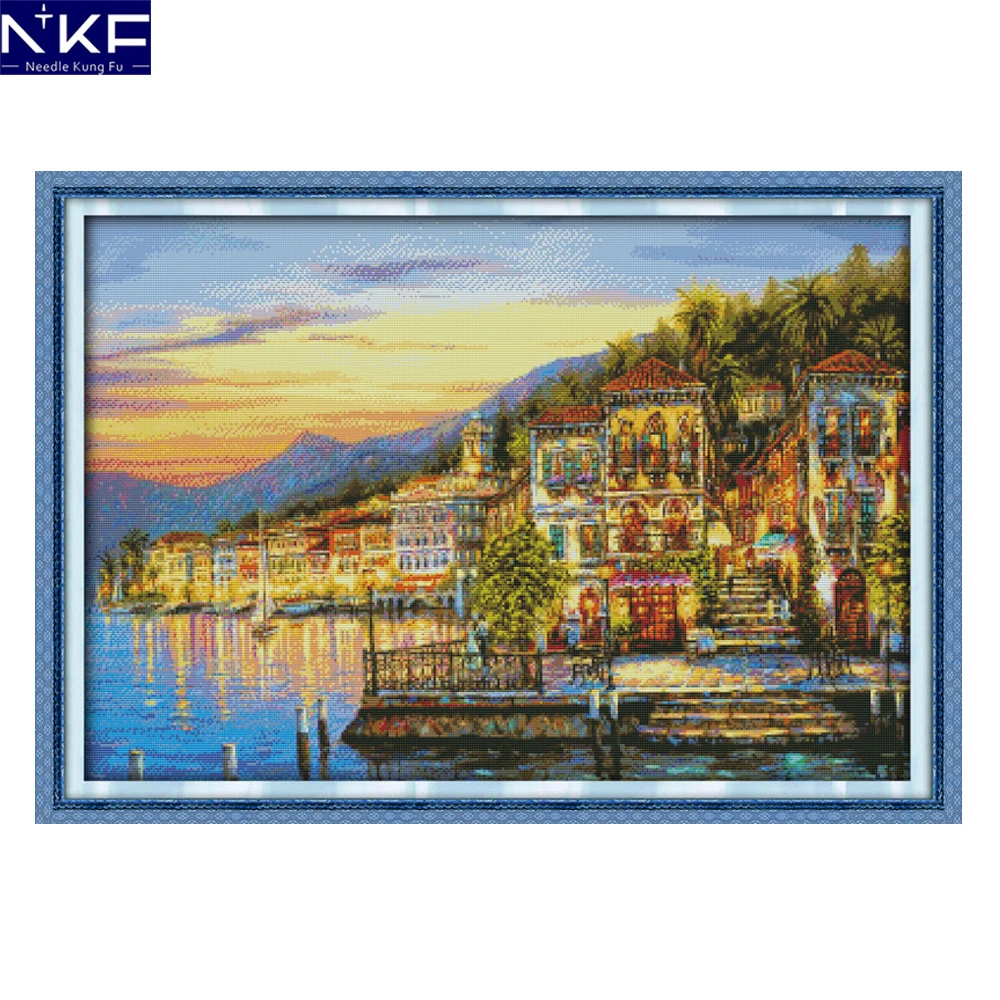 NKF The streetlights came on every night embroidery kits modern designs Christmas cross stitch charts for home decoration
NKF The streetlights came on every night embroidery kits modern designs Christmas cross stitch charts for home decoration