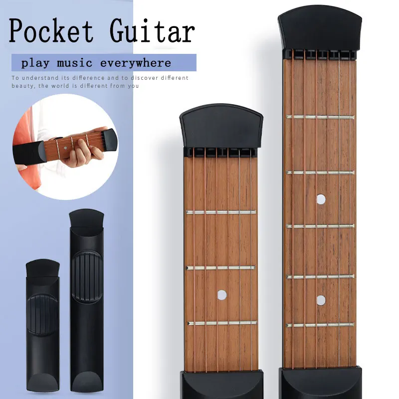 Portable Pocket Guitar Exerciser Guitar Finger Chord Conversion Exerciser Instrument Finger Strength free tuners
Portable Pocket Guitar Exerciser Guitar Finger Chord Conversion Exerciser Instrument Finger Strength free tuners