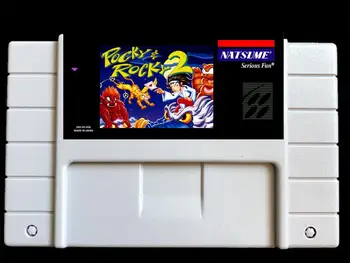 Pocky and Rocky 2 USA -NTSC version 46 pins Video games card NTSC version for Retro Video games Console !
Pocky and Rocky 2 USA -NTSC version 46 pins Video games card NTSC version for Retro Video games Console !