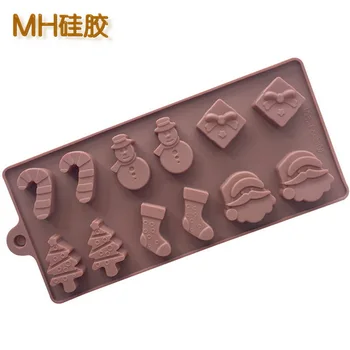 DHL 500pcs high quality Silicone Cake Mold Chocolate Molds Christmas Tree Wand Sock Snowman DIY Baking Moulds
DHL 500pcs high quality Silicone Cake Mold Chocolate Molds Christmas Tree Wand Sock Snowman DIY Baking Moulds