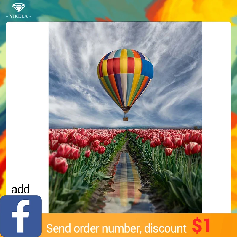 Full Square DIY Mosaic Hot Air Balloon Diamond Painting Flower Diamond Embroidery Cross Stitch Rhinestone Easter Home Decor Gift
Full Square DIY Mosaic Hot Air Balloon Diamond Painting Flower Diamond Embroidery Cross Stitch Rhinestone Easter Home Decor Gift
