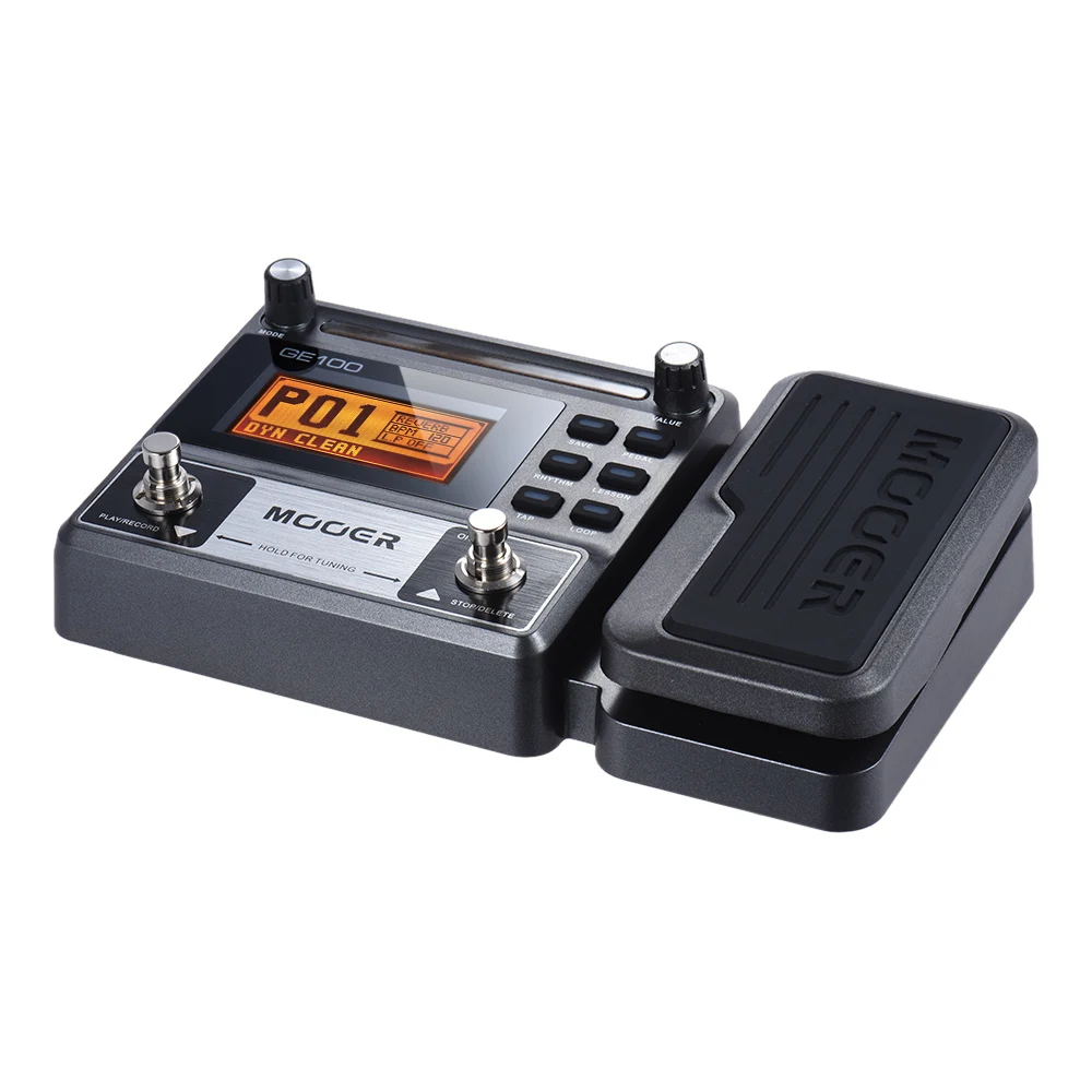 MOOER GE100 Guitar Pedal Multi-effects Processor Effect Pedal with Loop Recording(180 Seconds) Guitar Effect Pedal - MOOER MOOER GE100 Effects