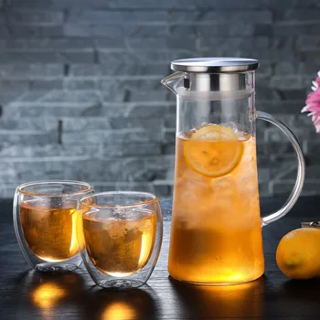 Gao Peng Silicon Glass Household Cold Kettle Heat resistant Large Pot Transparent Cup Thickening Water Bottle My
Gao Peng Silicon Glass Household Cold Kettle Heat resistant Large Pot Transparent Cup Thickening Water Bottle My