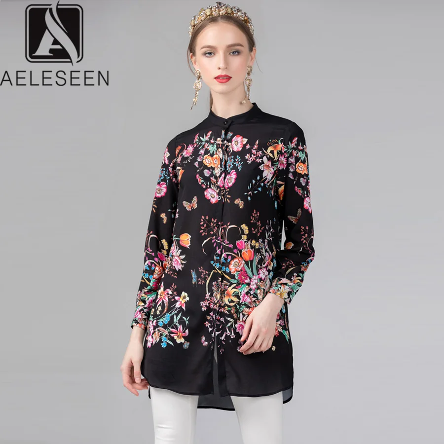 AELESEEN Luxury Plus Size Blouse 2019 Spring Summer Runway Women Full Sleeve Flower Print Irregular Blouse
AELESEEN Luxury Plus Size Blouse 2019 Spring Summer Runway Women Full Sleeve Flower Print Irregular Blouse