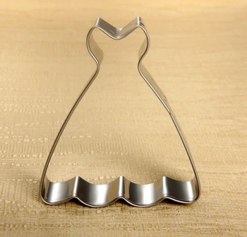 Free shipping dress cookie cutter, stainless steel cookie mold, DIY baking & pastry tools
Free shipping dress cookie cutter, stainless steel cookie mold, DIY baking & pastry tools
