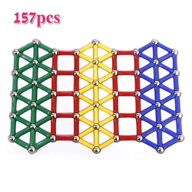 157pcs/set Magnet Bars Metal Balls Design Blocks Mini Bead Stick Geometric Figure Construction Toys For Kid Intelligence Gift
157pcs/set Magnet Bars Metal Balls Design Blocks Mini Bead Stick Geometric Figure Construction Toys For Kid Intelligence Gift