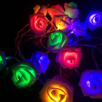 Led Rose String Lights 6M 40Lamps Decorative Rope Lighting Light Christmas Decoration Light High Quality For Romantic Party
Led Rose String Lights 6M 40Lamps Decorative Rope Lighting Light Christmas Decoration Light High Quality For Romantic Party