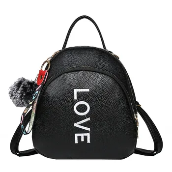 Small Backpacks School for Teenage Beach Bag Girl Hairball Leather Pure Color Satchel Travel Shoulder Bag Mochila#T2
Small Backpacks School for Teenage Beach Bag Girl Hairball Leather Pure Color Satchel Travel Shoulder Bag Mochila#T2