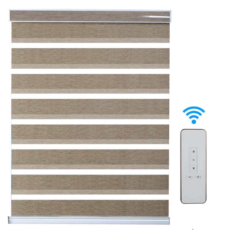 Motorized Zebra Roller Blinds For Office Home Customized Smart Home Roller Shades Alexa Google Home Compatible Via Broadlink
Motorized Zebra Roller Blinds For Office Home Customized Smart Home Roller Shades Alexa Google Home Compatible Via Broadlink