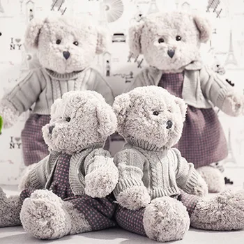 Hot 1pc 45CM Kawaii Teddy Bear Plush Toy Cute Stuffed Couple Bears Soft Kids Toys Baby Huggable Doll Children Girls Gifts
Hot 1pc 45CM Kawaii Teddy Bear Plush Toy Cute Stuffed Couple Bears Soft Kids Toys Baby Huggable Doll Children Girls Gifts
