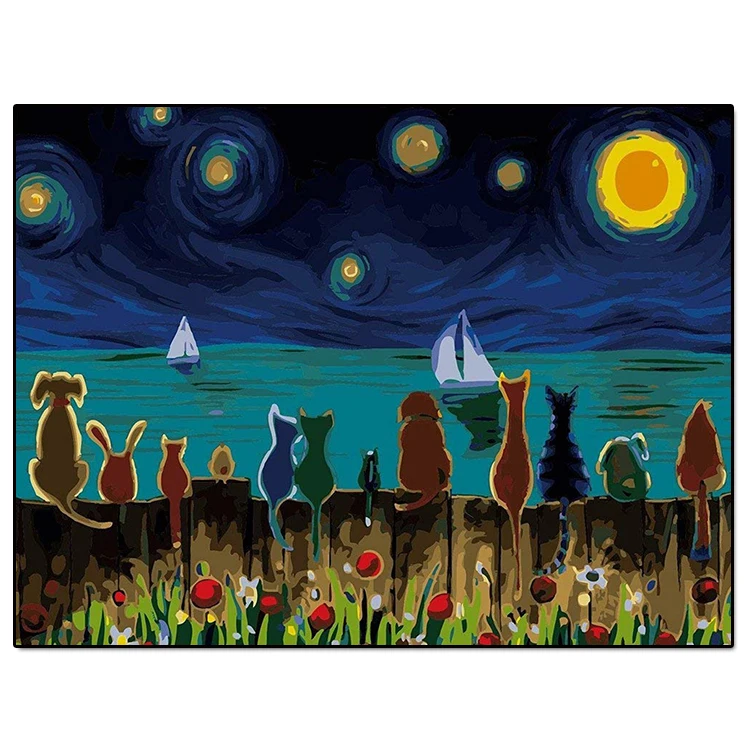 DIY Diamond Embroidery animals cat Landscape Cartoon Look at the sea Round drill Cross Stitch diamond painting love gift
DIY Diamond Embroidery animals cat Landscape Cartoon Look at the sea Round drill Cross Stitch diamond painting love gift