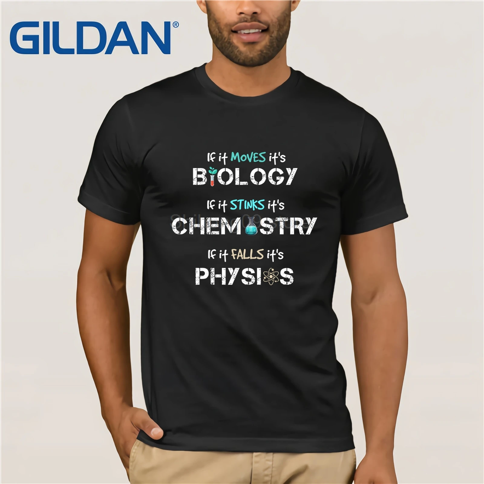 Funny Science Geek TShirt - Biology, Chemistry, Physics Tee Fashion men free shipping men's T-shirt
Funny Science Geek TShirt - Biology, Chemistry, Physics Tee Fashion men free shipping men's T-shirt
