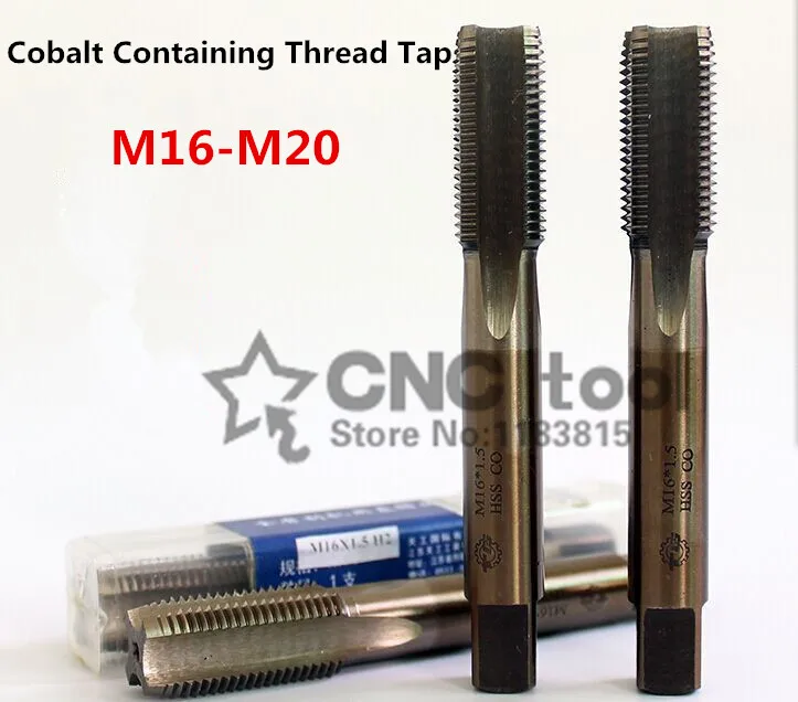1PCS M16-M20 containing cobalt machine taps straight fluted tap special stainless steel screw tap (M16/M18/M20/M16*1.5/M18*1.5)
1PCS M16-M20 containing cobalt machine taps straight fluted tap special stainless steel screw tap (M16/M18/M20/M16*1.5/M18*1.5)