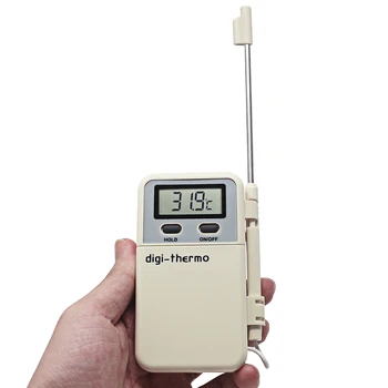 Digital C/F Cooking Meat Thermometer -50C~300C Kitchen Food Temperature meter with Stainless Steel Probe Sensor
Digital C/F Cooking Meat Thermometer -50C~300C Kitchen Food Temperature meter with Stainless Steel Probe Sensor