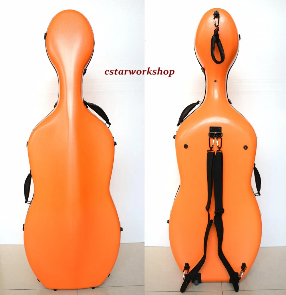 High Quality Carbon Fiber Cello Case!3.6Kg!Convenient Use-Orange ColorACTUAL INSTRUMENT
High Quality Carbon Fiber Cello Case!3.6Kg!Convenient Use-Orange ColorACTUAL INSTRUMENT